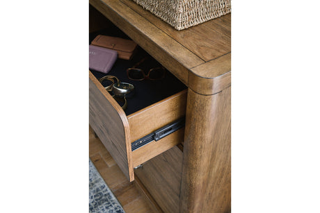 Cabalynn Light Brown Dresser and Mirror from Ashley - Luna Furniture