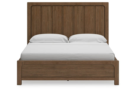 Cabalynn Light Brown King Storage Platform Bed from Ashley - Luna Furniture