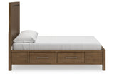 Cabalynn Light Brown King Storage Platform Bed from Ashley Furniture - Luna Furniture