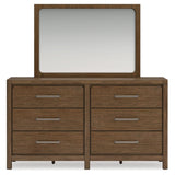 Cabalynn Light Brown Upholstered Platform Bedroom Set from Ashley - Luna Furniture
