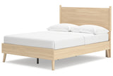 Cabinella Tan Full Platform Bed from Ashley - Luna Furniture