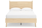 Cabinella Tan Full Platform Bed from Ashley - Luna Furniture