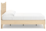 Cabinella Tan Full Platform Bed from Ashley - Luna Furniture