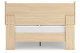 Cabinella Tan Queen Platform Bed from Ashley - Luna Furniture
