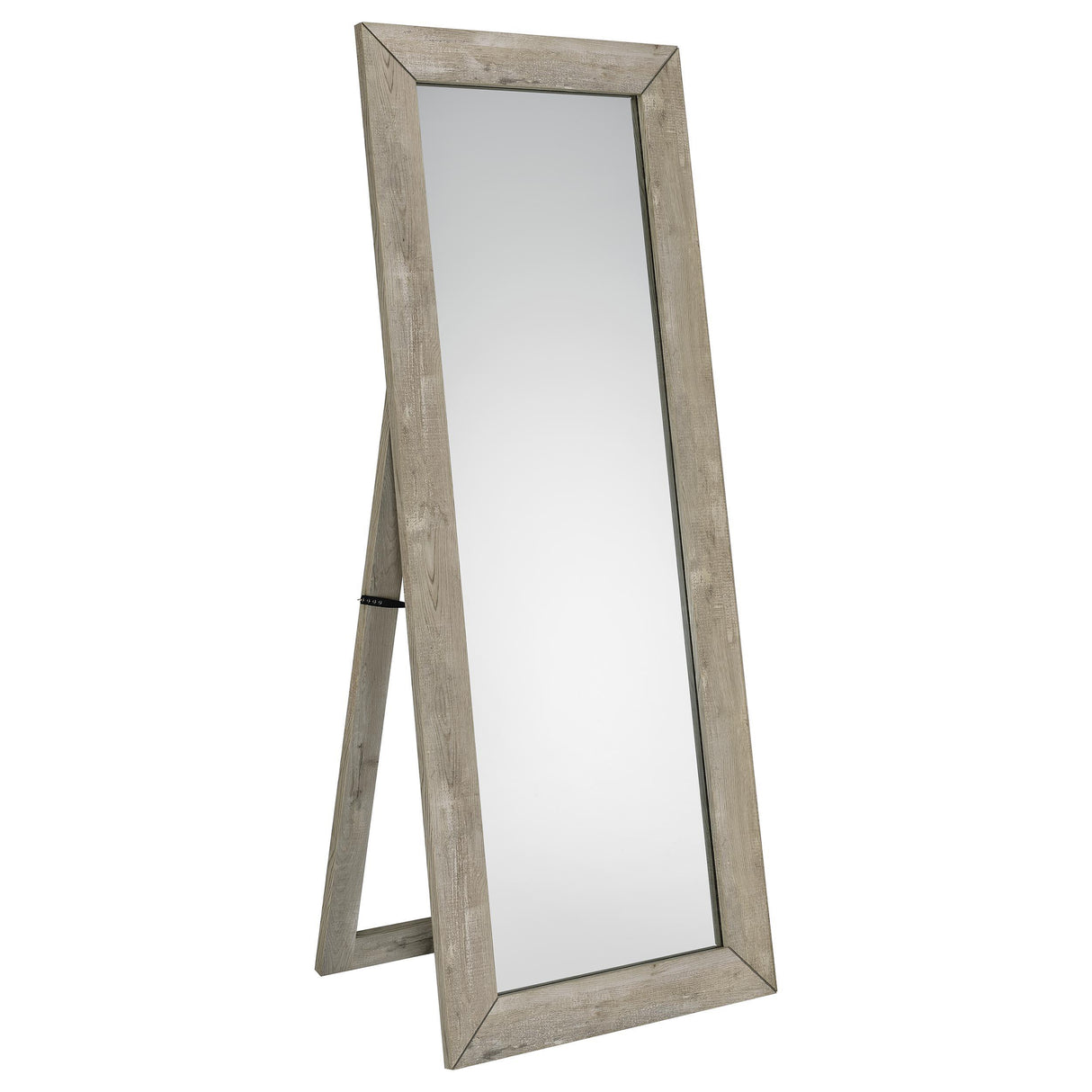 Cadence Gray Tempered Glass Washed Oak Full Length Standing Mirror from Coaster - Luna Furniture