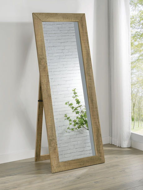 Cadence Mango Tempered Glass Full Length Standing Mirror from Coaster - Luna Furniture