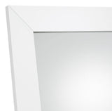 Cadence White Tempered Glass High Gloss Full Length Standing Mirror from Coaster - Luna Furniture