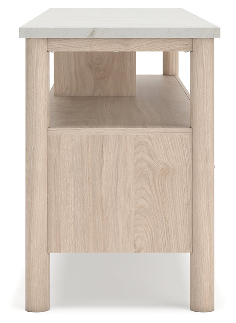 Cadmori Two-tone 71" TV Stand from Ashley - Luna Furniture