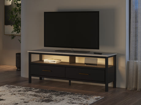 Cadmori Two-tone 71" TV Stand from Ashley - Luna Furniture