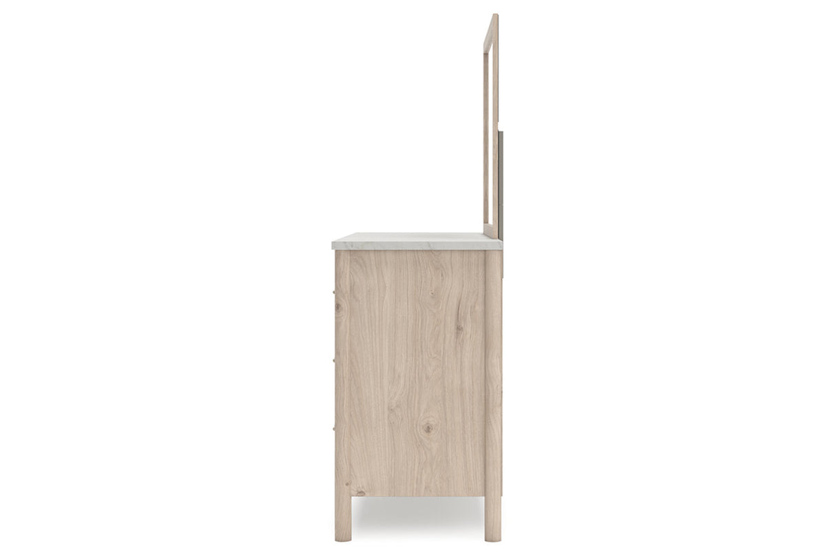 Cadmori Two-tone Dresser and Mirror from Ashley - Luna Furniture