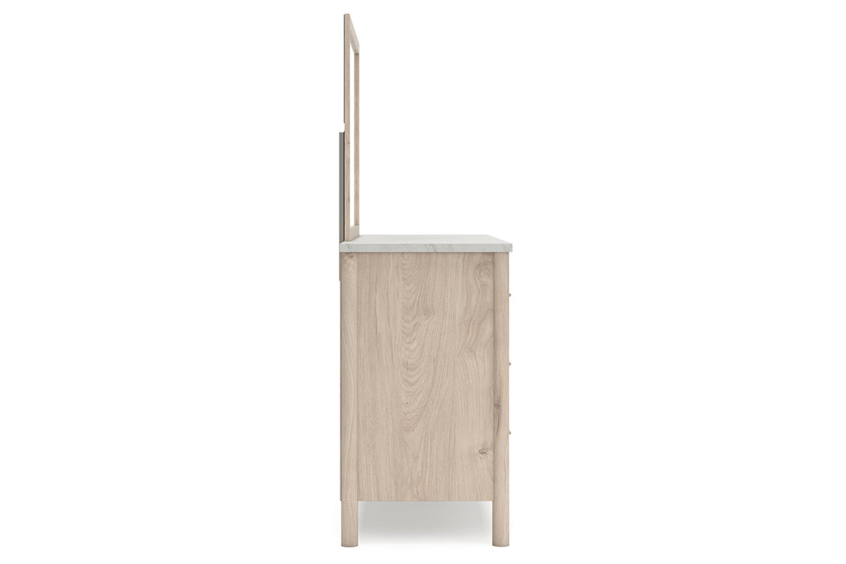 Cadmori Two-tone Dresser and Mirror from Ashley - Luna Furniture