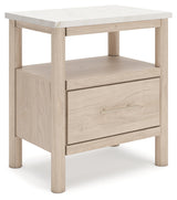 Cadmori Two-tone Nightstand from Ashley - Luna Furniture