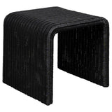 Cahya Black 2-Piece Rattan Coffee and End Table Set from Coaster - Luna Furniture
