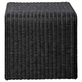 Cahya Black 2-Piece Rattan Coffee and End Table Set from Coaster - Luna Furniture