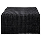 Cahya Black 3-Piece Rattan Coffee and End Table Set from Coaster - Luna Furniture