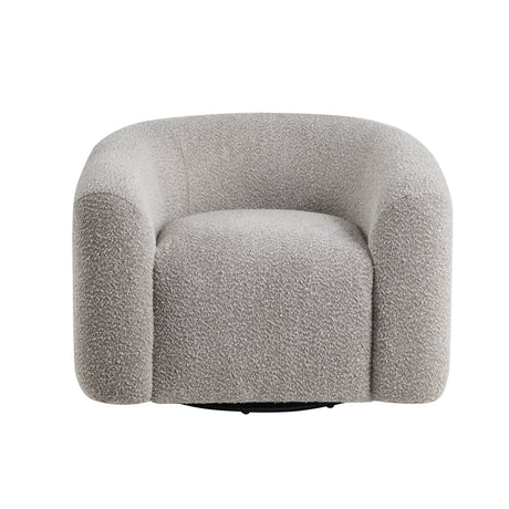 Caldera Gray Swivel Accent Chair from Homelegance - Luna Furniture