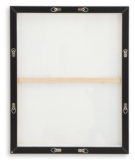 Caldish Blue/White/Pink Wall Art from Ashley - Luna Furniture