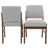 Caldwell Light Gray Boucle Dining Chair from Midinmod - Luna Furniture