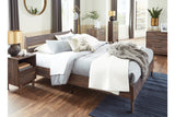 Calverson Mocha Queen Platform Bed from Ashley - Luna Furniture