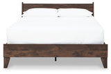 Calverson Mocha Platform Bedroom Set from Ashley - Luna Furniture