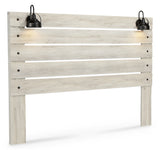 Cambeck King Panel Headboard Bed with Dresser in Whitewash from Ashley - Luna Furniture
