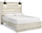Cambeck Queen Panel Bed with Dresser in Whitewash from Ashley Furniture - Luna Furniture