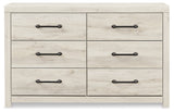 Cambeck Queen Panel Bed with Dresser in Whitewash from Ashley Furniture - Luna Furniture