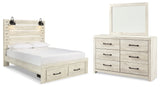 Cambeck Queen Panel Storage Bed, Dresser and Mirror from Ashley Furniture - Luna Furniture