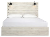 Cambeck Whitewash King Panel Bed, Dresser, Chest and 2 Nightstands from Ashley - Luna Furniture