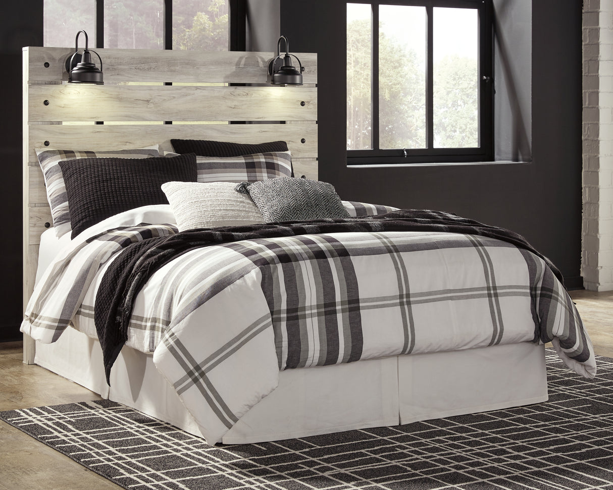Cambeck Whitewash Queen Panel Headboard, Dresser, Mirror, Chest and 2 Nightstands from Ashley Furniture - Luna Furniture