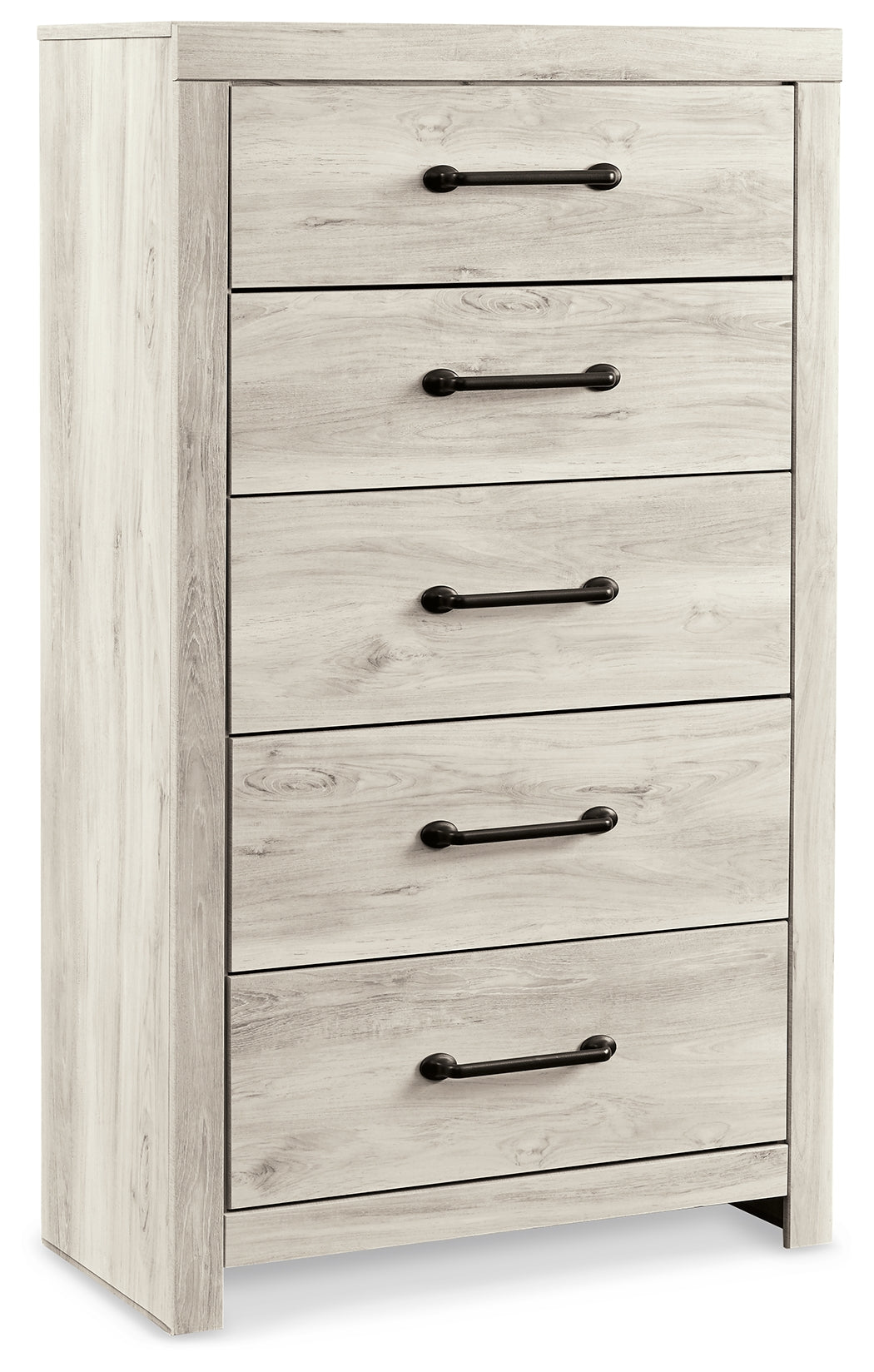 Cambeck Whitewash Queen Panel Storage Bed, Dresser, Mirror, 2 Chests and 2 Nightstands from Ashley - Luna Furniture
