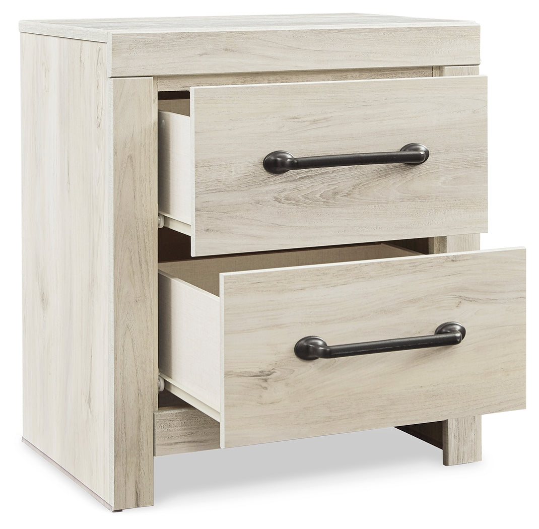 Cambeck Whitewash Queen Panel Storage Bed, Dresser, Mirror, 2 Chests and 2 Nightstands from Ashley - Luna Furniture