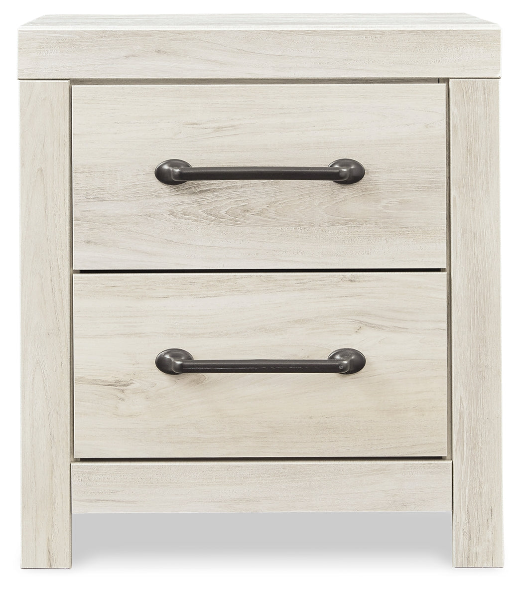 Cambeck Whitewash Queen Panel Storage Bed, Dresser, Mirror, 2 Chests and 2 Nightstands from Ashley - Luna Furniture