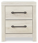 Cambeck Whitewash Queen Panel Storage Bed, Dresser, Mirror, 2 Chests and 2 Nightstands from Ashley - Luna Furniture