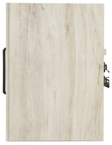 Cambeck Whitewash Queen Panel Storage Bed, Dresser, Mirror, 2 Chests and 2 Nightstands from Ashley - Luna Furniture