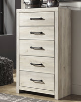 Cambeck Whitewash Queen Panel Storage Bed, Dresser, Mirror, 2 Chests and 2 Nightstands from Ashley - Luna Furniture
