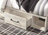 Cambeck Whitewash Queen Panel Storage Bed, Dresser, Mirror, 2 Chests and 2 Nightstands from Ashley - Luna Furniture