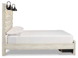 Cambeck Whitewash Queen Panel Storage Bed, Dresser and Nightstand from Ashley Furniture - Luna Furniture