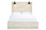 Cambeck Whitewash Queen Storage Platform Bed with 2 Drawers from Ashley - Luna Furniture