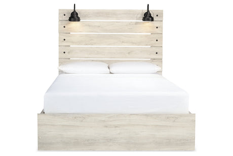 Cambeck Whitewash Queen Storage Platform Bed with 2 Drawers from Ashley Furniture - Luna Furniture