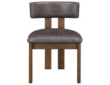 Cambridge Burnished Chestnut Vegan Leather Side Chair, Set of 2 from Steve Silver - Luna Furniture