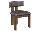 Cambridge Burnished Chestnut Vegan Leather Side Chair, Set of 2 from Steve Silver - Luna Furniture