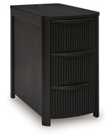 Camdill Black Chairside End Table from Ashley - Luna Furniture