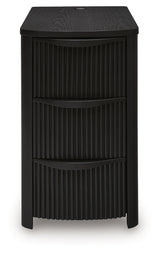 Camdill Black Chairside End Table from Ashley - Luna Furniture