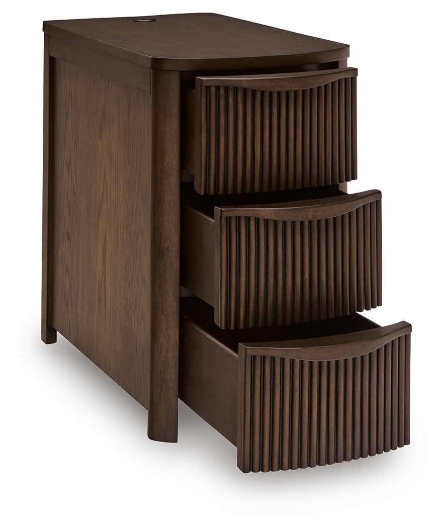 Camdill Dark Brown Chairside End Table from Ashley - Luna Furniture
