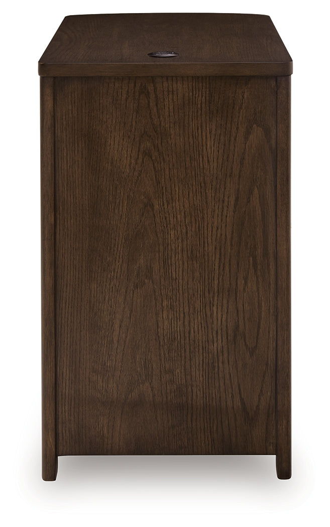 Camdill Dark Brown Chairside End Table from Ashley - Luna Furniture