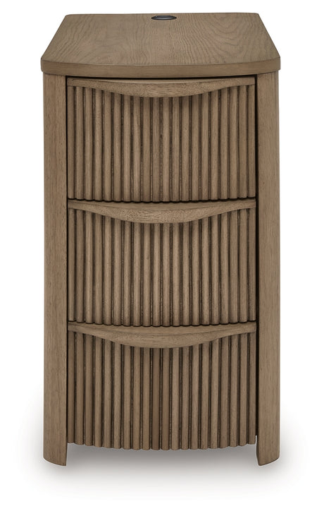 Camdill Light Brown Chairside End Table from Ashley - Luna Furniture