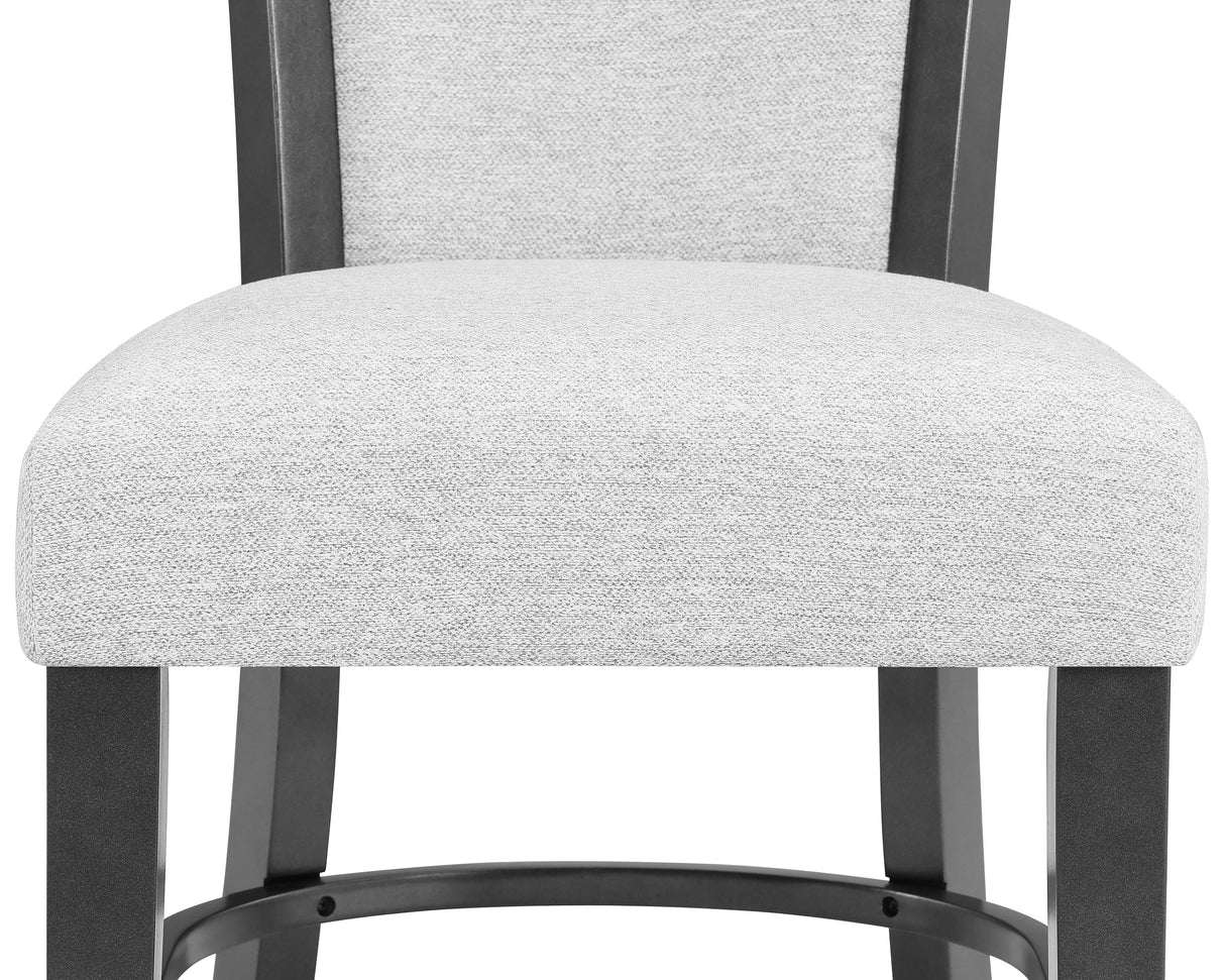 Camelia Dove Gray Dining Chair, Set of 2 from Crown Mark - Luna Furniture
