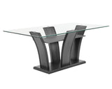 Camelia Dove Gray Dining Table from Crown Mark - Luna Furniture