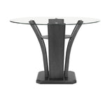 Camelia Dove Gray Round Counter Height Table from Crown Mark - Luna Furniture